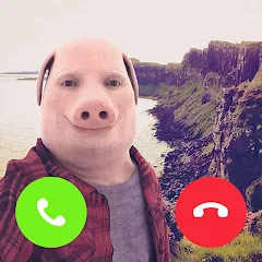 Скачать взломанную John Pork In Video Call (Джон Порк ин Видео Колл)  [МОД Unlocked] - полная версия apk на Андроид