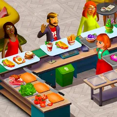 Взломанная Cooking Cup: Fun Cafe Games (Кукинг Кап)  [МОД Бесконечные монеты] - полная версия apk на Андроид