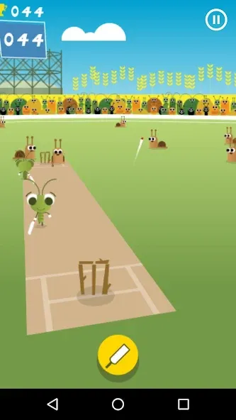 Doodle Cricket - Cricket Game (Дудл Крикет)  [МОД Много монет] Screenshot 3