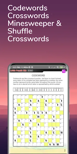 Puzzle Book: Daily puzzle page  [МОД Menu] Screenshot 3