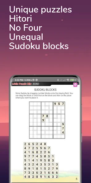 Puzzle Book: Daily puzzle page  [МОД Menu] Screenshot 5