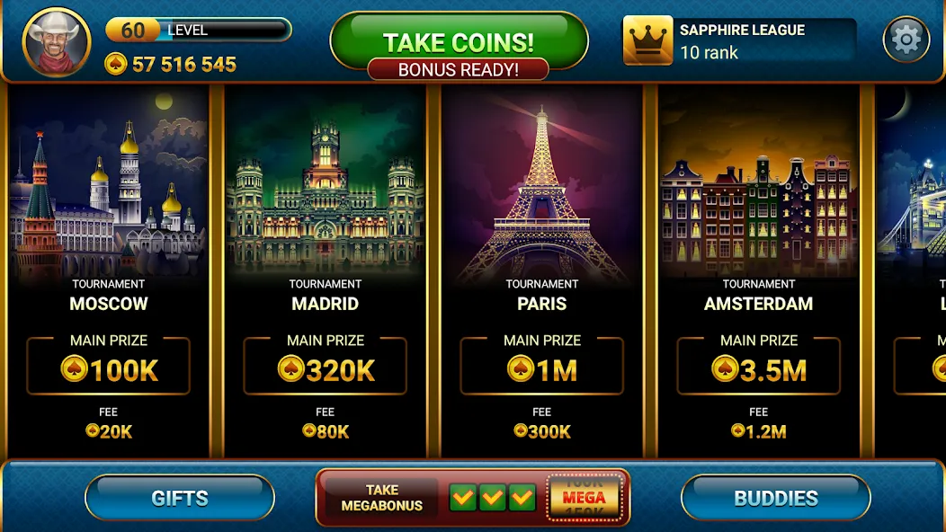 Poker Championship Tournaments  [МОД Unlocked] Screenshot 1