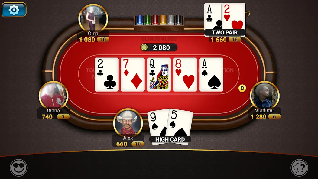 Poker Championship Tournaments  [МОД Unlocked] Screenshot 2