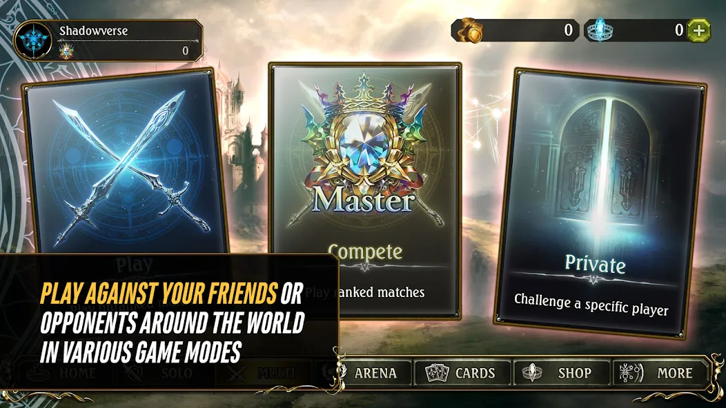 Shadowverse CCG (Шадовверс ККГ)  [МОД Бесконечные деньги] Screenshot 3