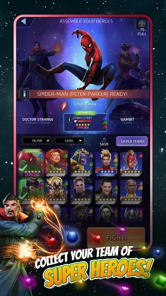 MARVEL Puzzle Quest: Hero RPG (Марвел Пазл Квест)  [МОД Unlocked] Screenshot 2