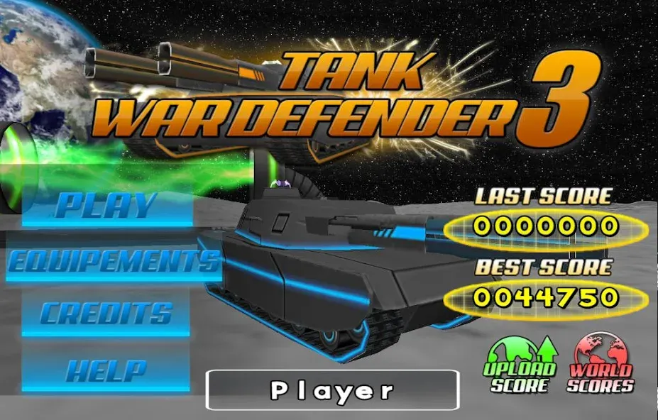 Tank War Defender 3 (Танковая война Защитник 3)  [МОД Много денег] Screenshot 1