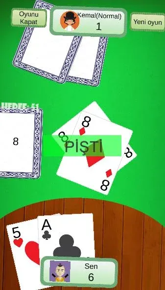 Klasik Pişti İnternetsiz  [МОД Много денег] Screenshot 3