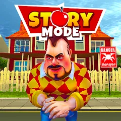 Взломанная Dark Riddle - Story mode (Дарк Риддл 2)  [МОД Unlocked] - стабильная версия apk на Андроид