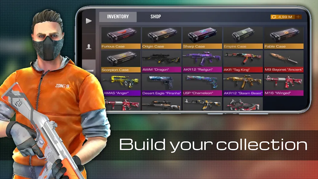 Case guns Simulator Standoff 2  [МОД Menu] Screenshot 3