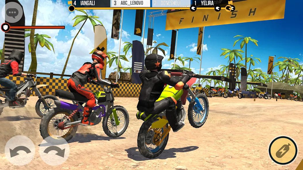 Clan Race: PVP Motocross races (Клан Рейс)  [МОД Все открыто] Screenshot 2