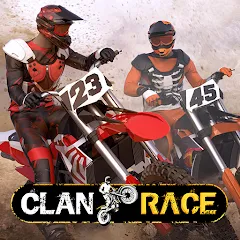 Взломанная Clan Race: PVP Motocross races (Клан Рейс)  [МОД Все открыто] - стабильная версия apk на Андроид