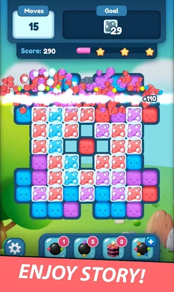 Match Blast Puzzle 3  [МОД Unlocked] Screenshot 4