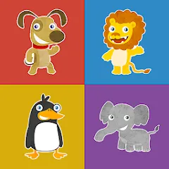 Скачать взломанную Animals memory game for kids  [МОД Меню] - стабильная версия apk на Андроид