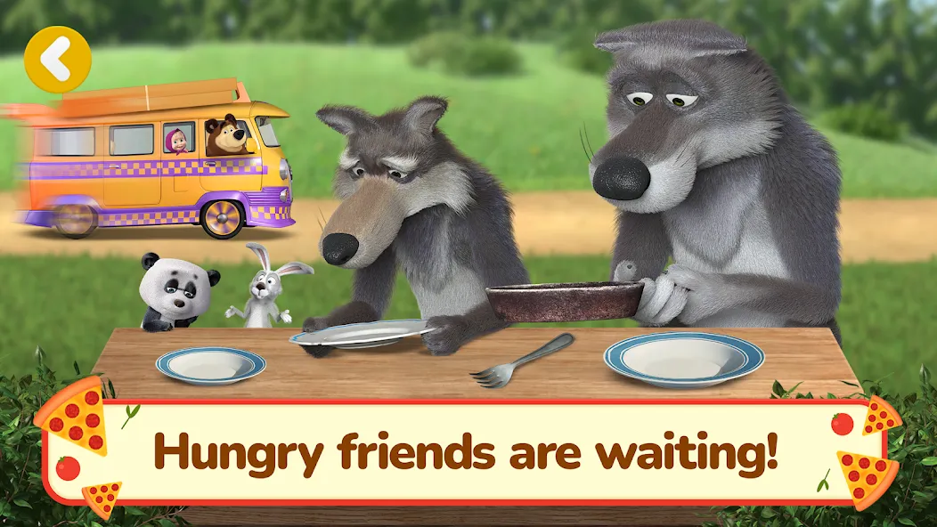Masha and the Bear Pizza Maker  [МОД Много монет] Screenshot 5