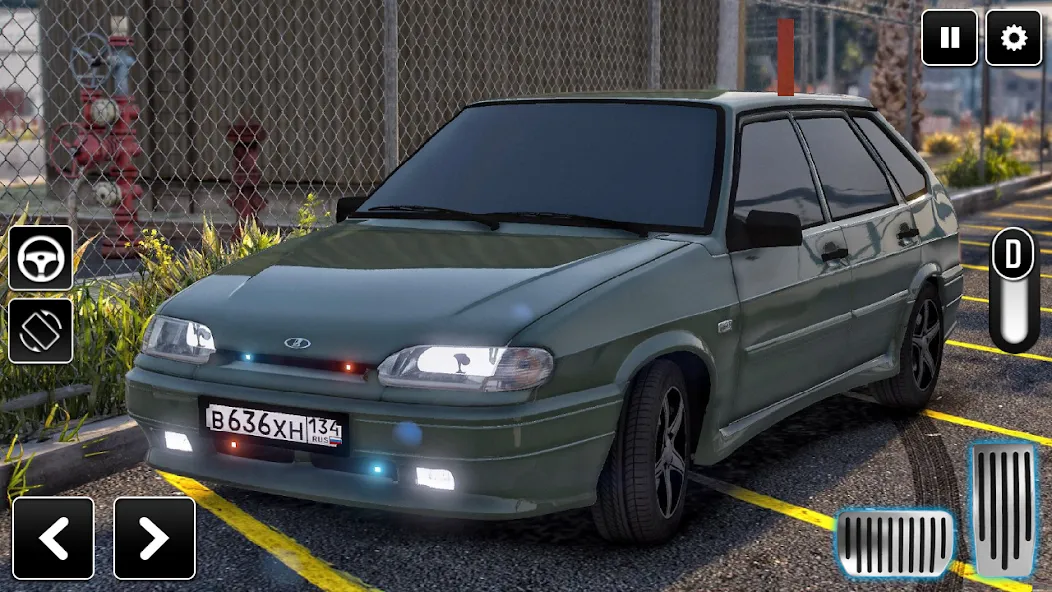 2114 Car Driving: Lada sedan  [МОД Menu] Screenshot 1