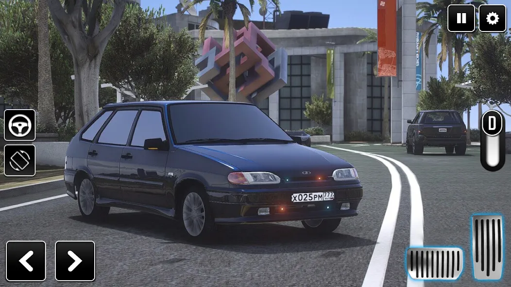 2114 Car Driving: Lada sedan  [МОД Menu] Screenshot 2