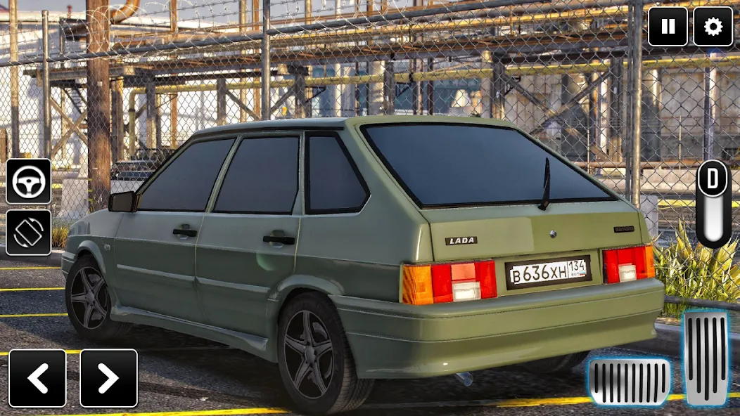 2114 Car Driving: Lada sedan  [МОД Menu] Screenshot 3