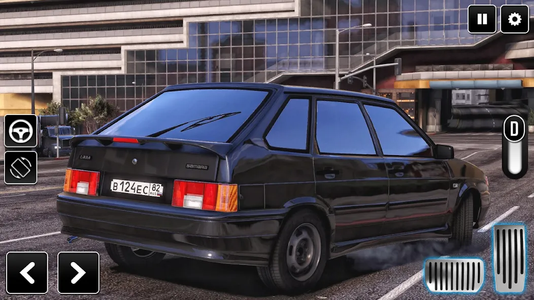 2114 Car Driving: Lada sedan  [МОД Menu] Screenshot 4