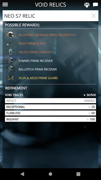 Warframe Companion (Уорфрейм Компаньон)  [МОД Бесконечные монеты] Screenshot 5