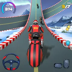 Скачать взломанную Bike Race: Racing Game (Байк Гейм 3D)  [МОД Все открыто] - стабильная версия apk на Андроид