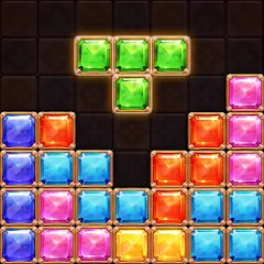 Скачать взлом Puzzle Block Jewels (Пазл Блок Драгоценности)  [МОД Много монет] - полная версия apk на Андроид