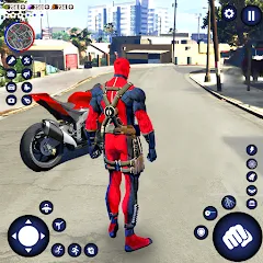 Взлом Miami Rope Hero Spider Game 2  [МОД Unlimited Money] - последняя версия apk на Андроид