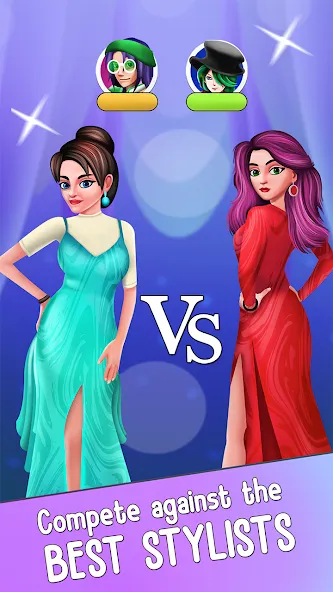 Fashion Stylist Makeup Dressup  [МОД Много монет] Screenshot 1