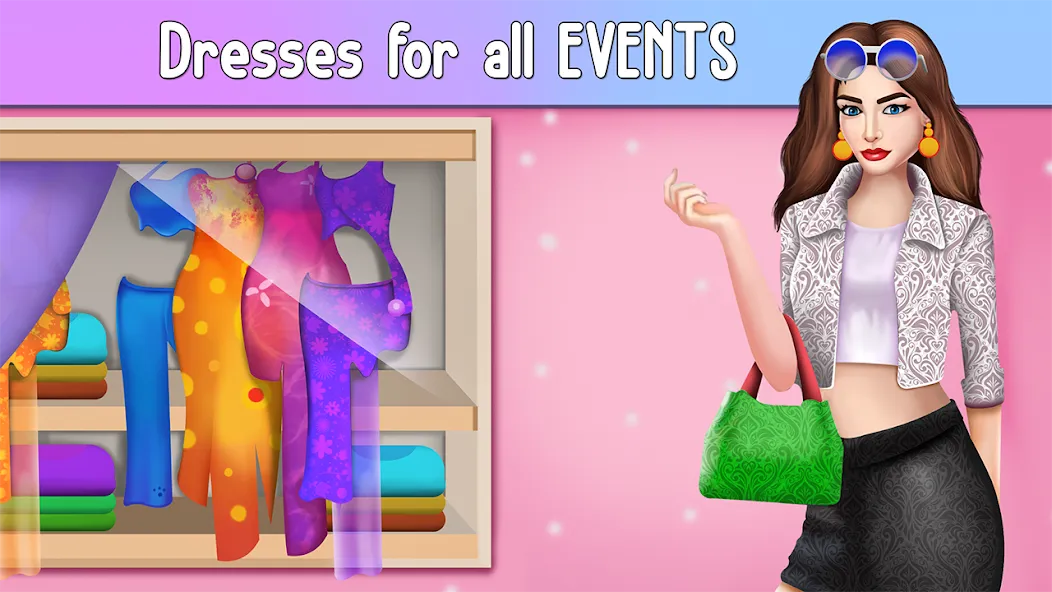 Fashion Stylist Makeup Dressup  [МОД Много монет] Screenshot 5