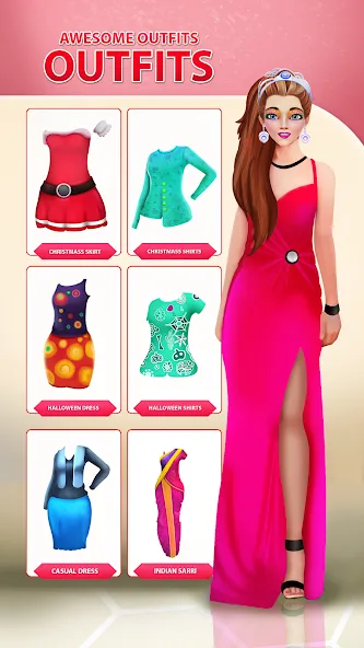 Girls Dress Up: Makeup Games  [МОД Меню] Screenshot 4