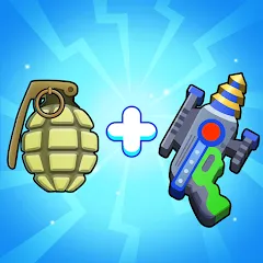 Скачать взломанную Merge Weapons：Air Island TD  [МОД Menu] - стабильная версия apk на Андроид