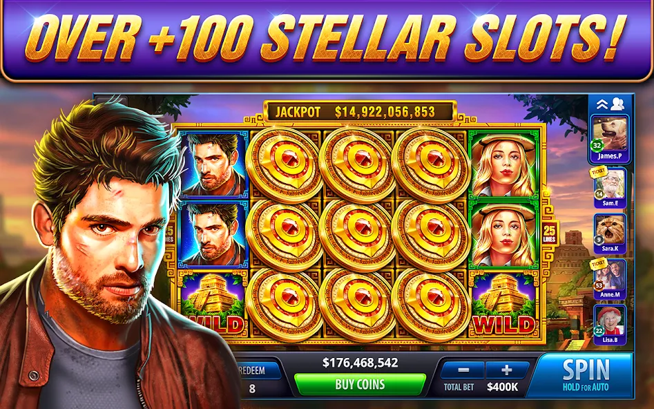 Take 5 Vegas Casino Slot Games (Тейк 5 Вегас Казино Слот игры)  [МОД Много монет] Screenshot 1