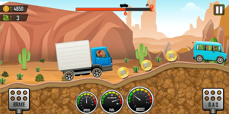 Racing the Hill  [МОД Бесконечные деньги] Screenshot 4