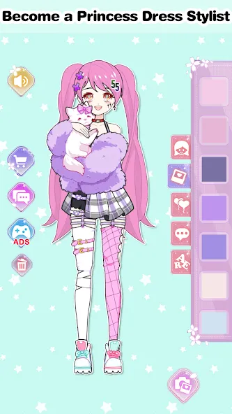 Vlinder Princess Dress up game  [МОД Много денег] Screenshot 4