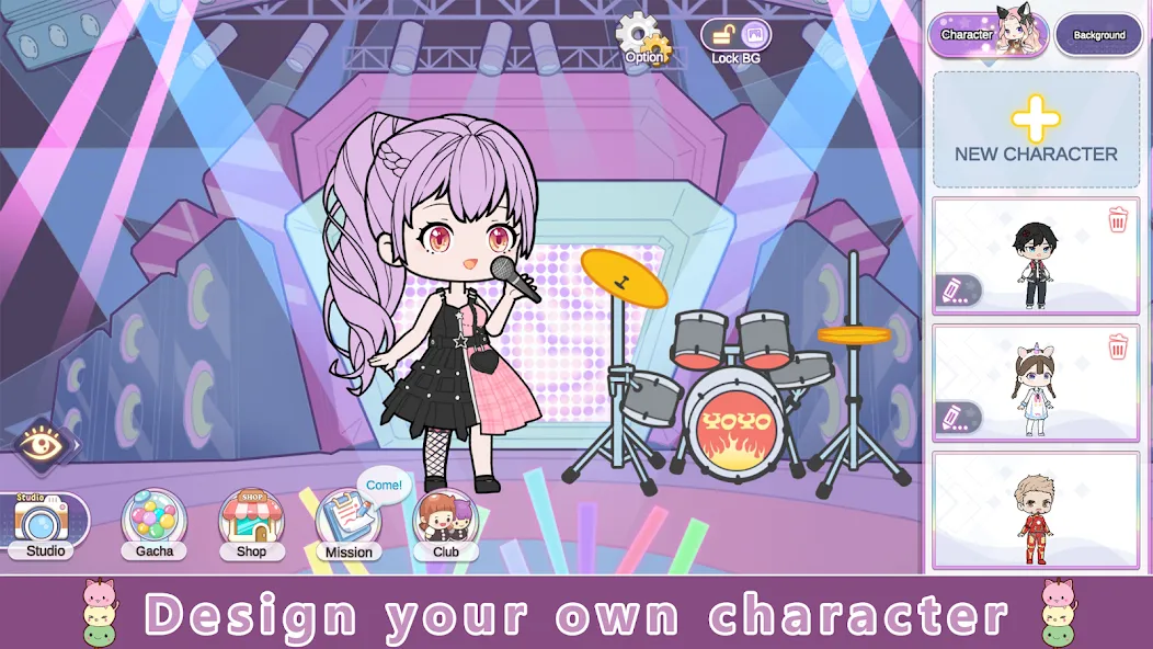 YOYO Doll Anime Dress Up Game (ЙОЙО)  [МОД Много монет] Screenshot 1