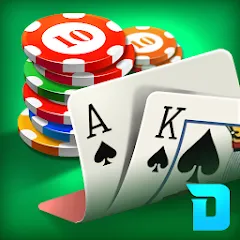 Взлом DH Texas Poker - Texas Hold'em (ДХ Техас Покер)  [МОД Бесконечные монеты] - стабильная версия apk на Андроид