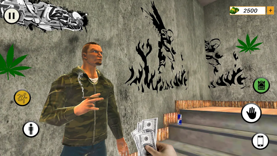 Drug Mafia 3d Weed Mafia Games  [МОД Меню] Screenshot 2