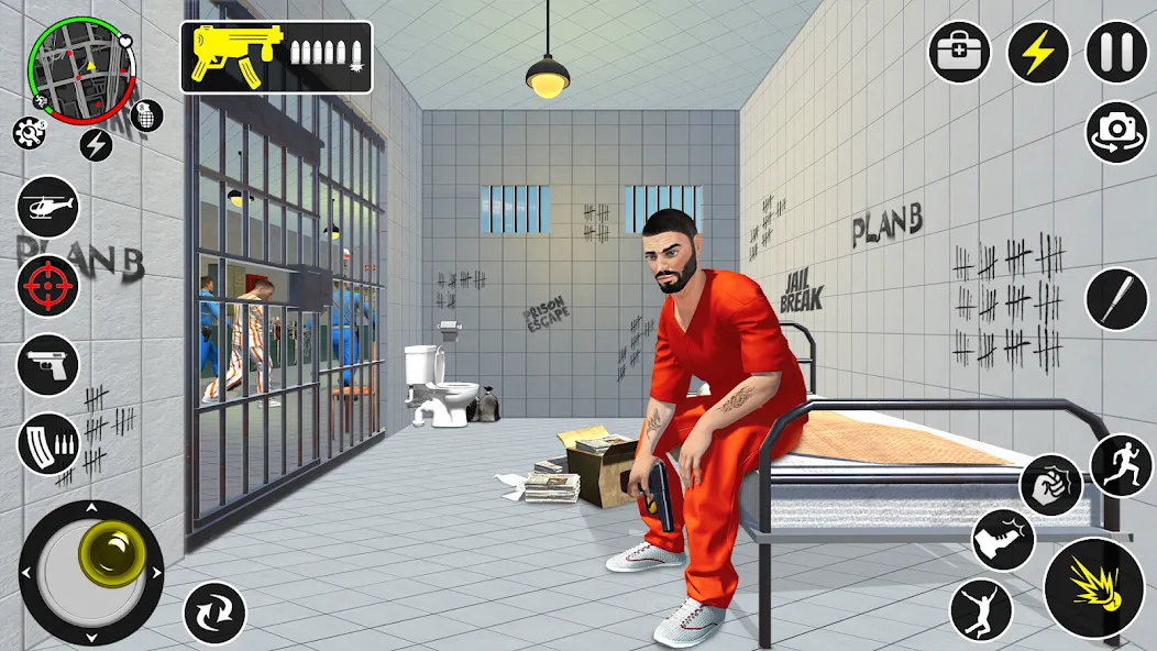 Grand Jailbreak Prison Escape (Гранд Побег из тюрьмы)  [МОД Бесконечные деньги] Screenshot 3