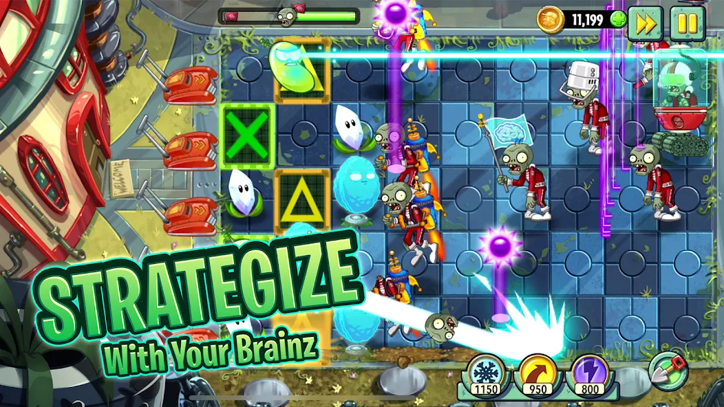 Plants vs Zombies™ 2 (Планты против Зомби 2)  [МОД Menu] Screenshot 1