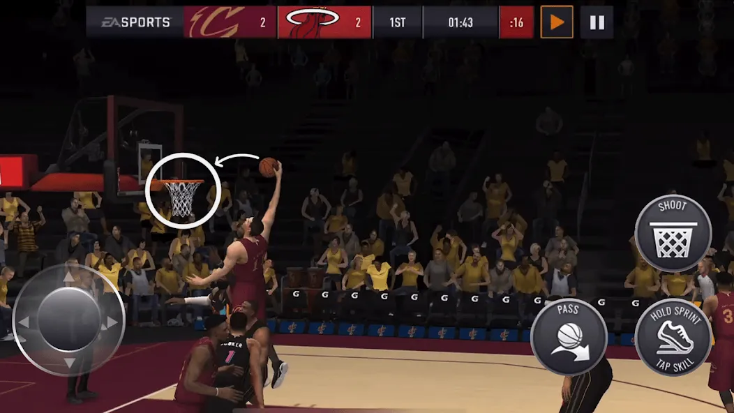 NBA Live Asia (НБА Лайв)  [МОД Бесконечные монеты] Screenshot 4