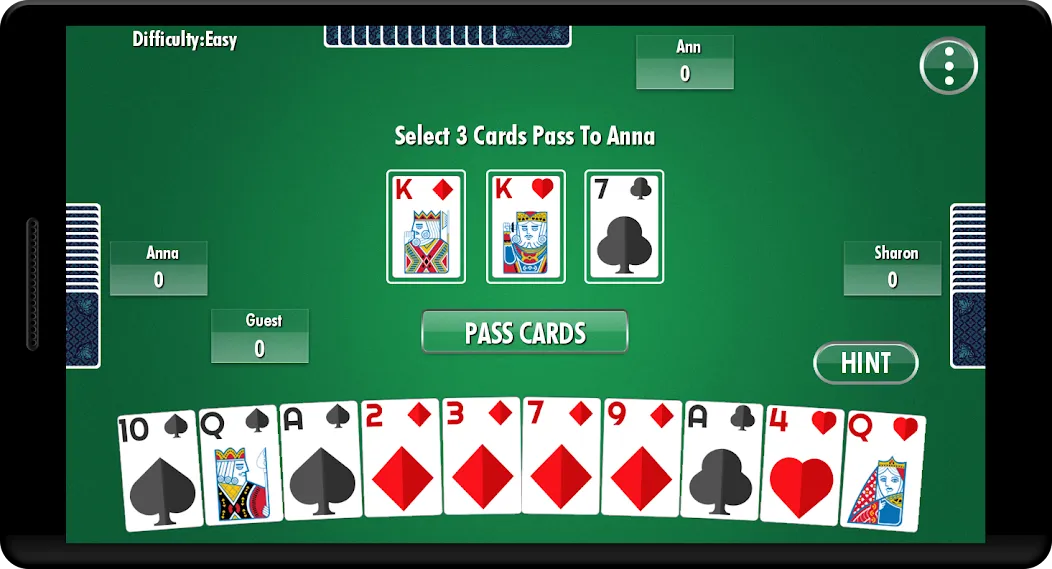 Hearts - Card Game (Хартс)  [МОД Unlimited Money] Screenshot 1