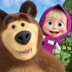 Скачать взлом Masha and the Bear Educational  [МОД Unlocked] - последняя версия apk на Андроид