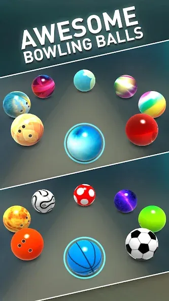 Bowling Game 3D (Боулинг игра 3D)  [МОД Меню] Screenshot 2