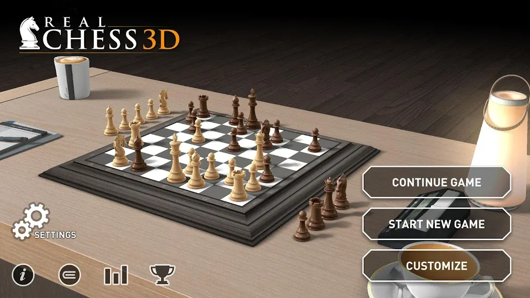 Real Chess 3D (Реал Чесс 3Д)  [МОД Меню] Screenshot 3