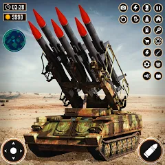 Взломанная Tank Battle Army Games 2023  [МОД Бесконечные деньги] - стабильная версия apk на Андроид