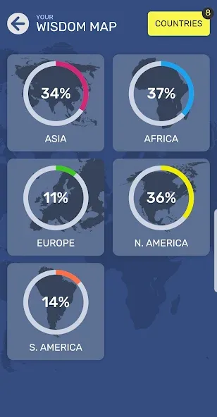 Map Quiz World Geography (Мап Квиз Всемирная География)  [МОД Много денег] Screenshot 1