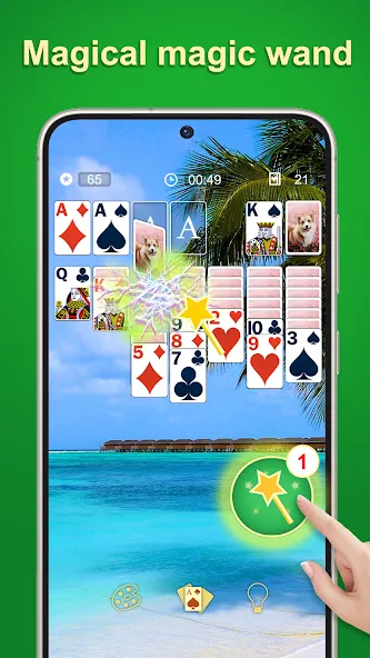 Solitaire - 2024  [МОД Бесконечные монеты] Screenshot 4