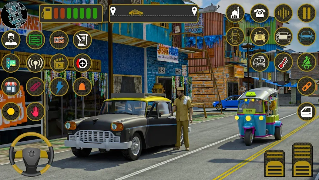 Indian Taxi Simulator car Game (Индийский такси симулятор автомобиля Игра)  [МОД Все открыто] Screenshot 1