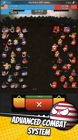 e-Sim Countryball Be President  [МОД Меню] Screenshot 2