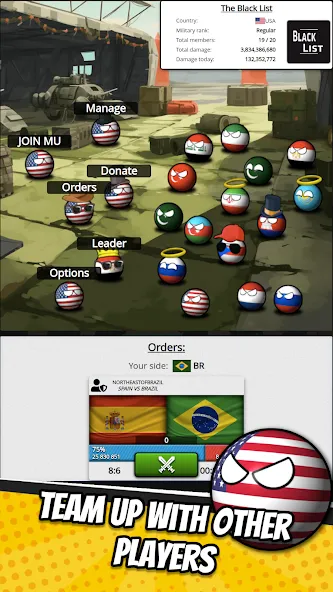 e-Sim Countryball Be President  [МОД Меню] Screenshot 3