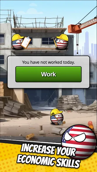 e-Sim Countryball Be President  [МОД Меню] Screenshot 4